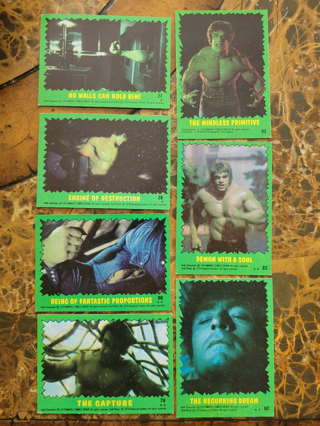 Topps Incredible Hulk Collectible Cards